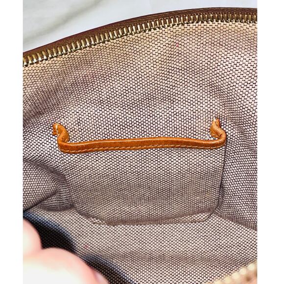 Dooney and Bourke Original Design Shoulder Bag - Monogram Logo - 16" x 9" x 6" - Picture 8 of 14